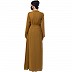 Designer Coat abaya- Golden Brown Designer Coat abaya- Golden Brown